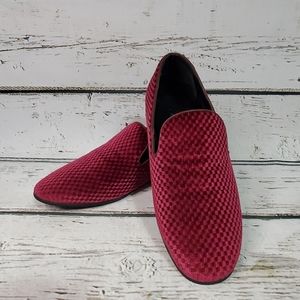 Amali Hemingway Velvet Loafers Sz 10